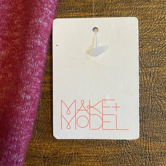 NWT: MAKE + MODEL Flutter sleeve knit top, Medium - Picture 4 of 6